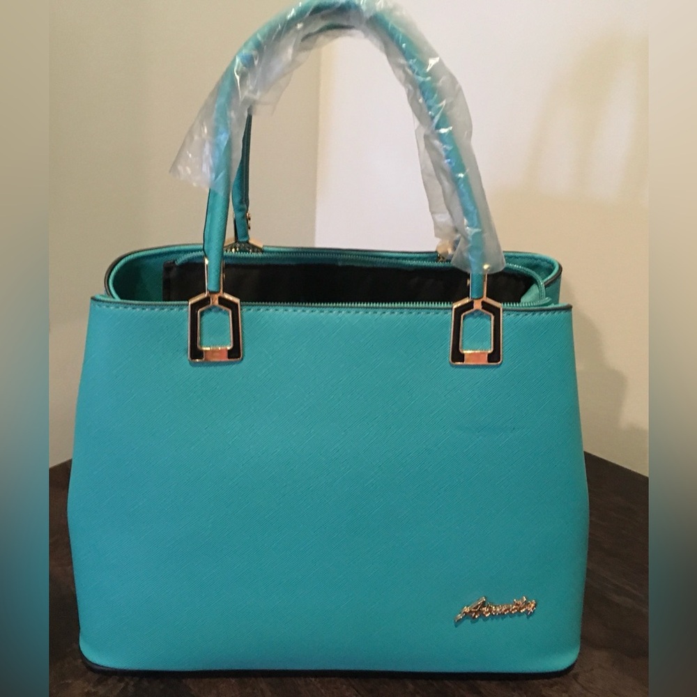 Turquoise convertible Bag
